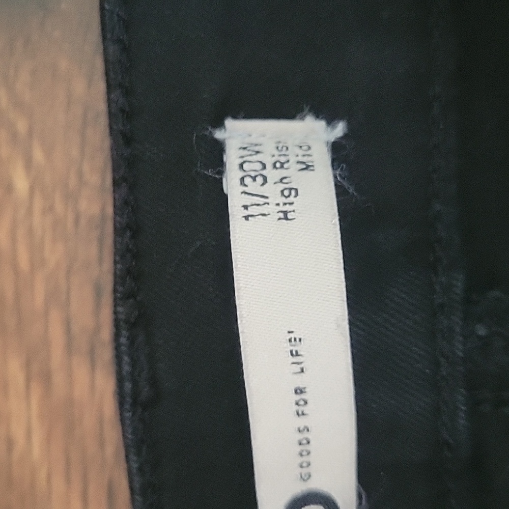 NWT SO Black Jean Highwaist Shorts Size 11 - Picture 3 of 5